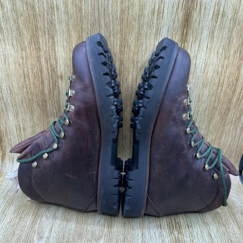 Polo Ralph Lauren Acworth Hiking Boots Men's Size 11 D Brown Oiled Calf Leather